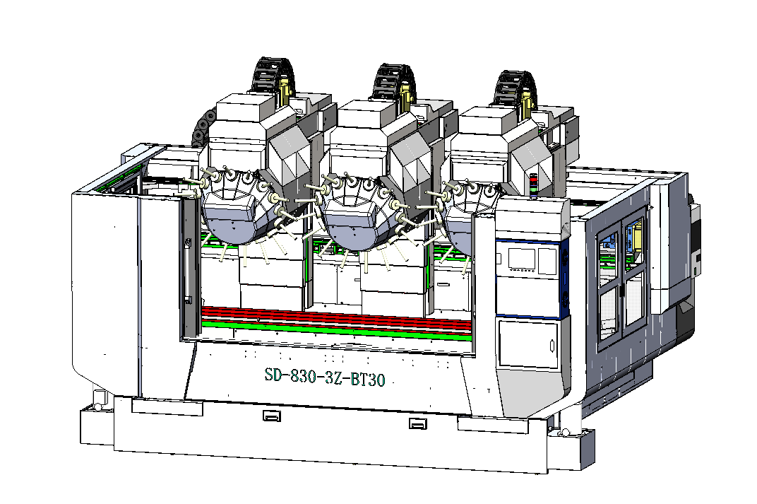 Technical Specification for SD2500-3Z-BT30 Three headed Profile Processing Center